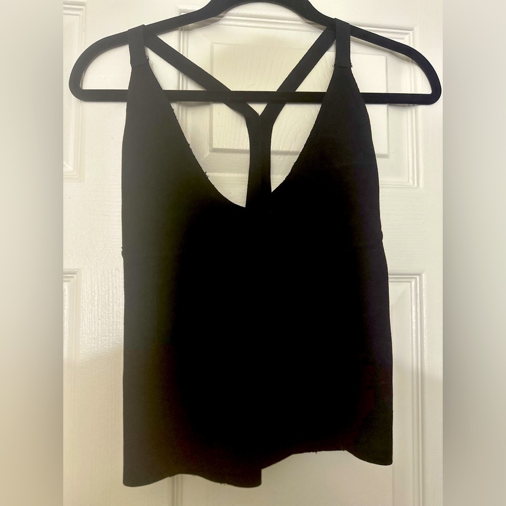 Black knit Zara tank